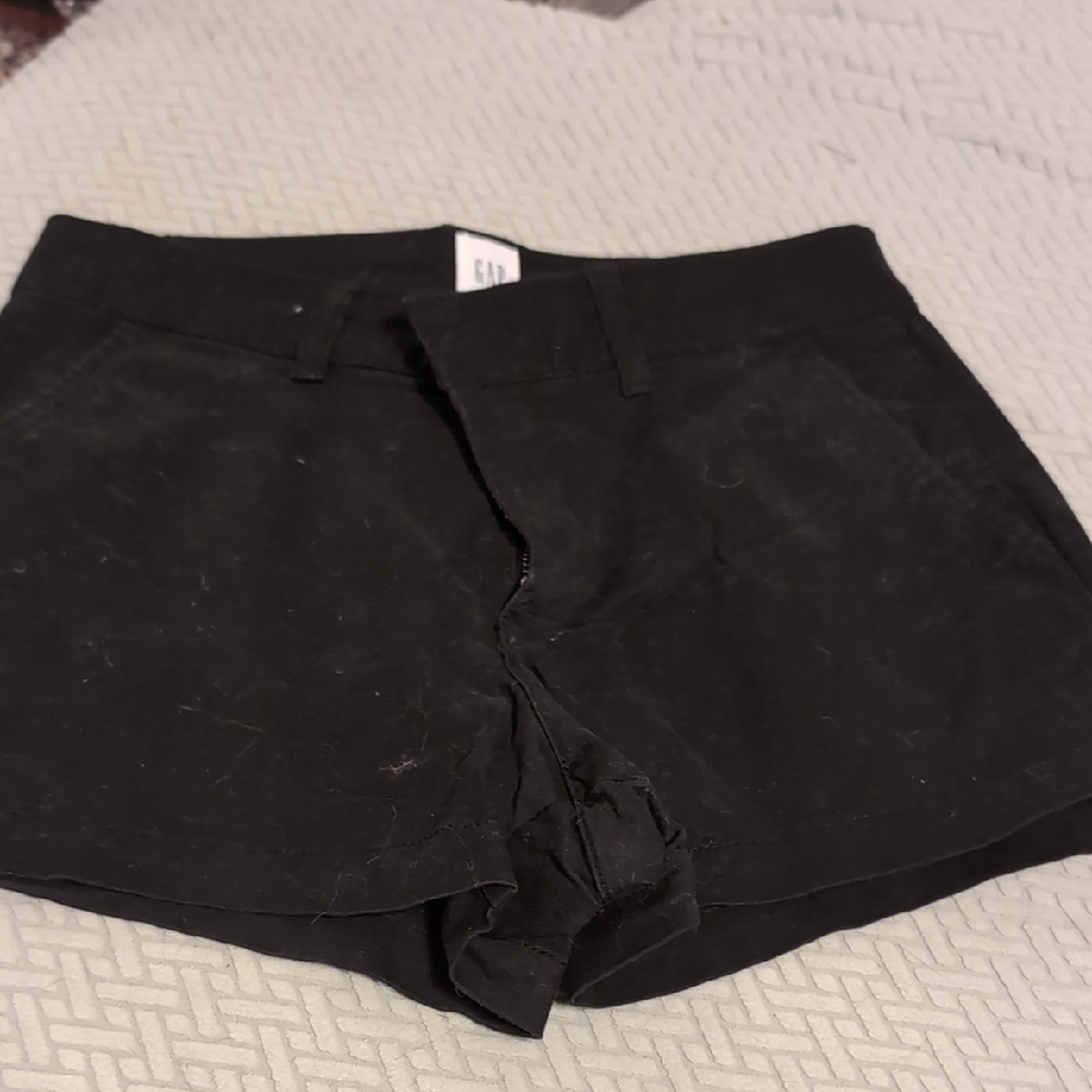 GAP Women's High Waist Black Shorts